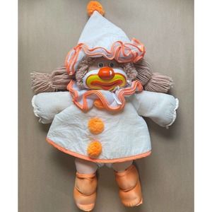 Vintage 1986 Cabbage Patch Circus Kids Girl Doll Clown Outfit Orange Coleco RARE